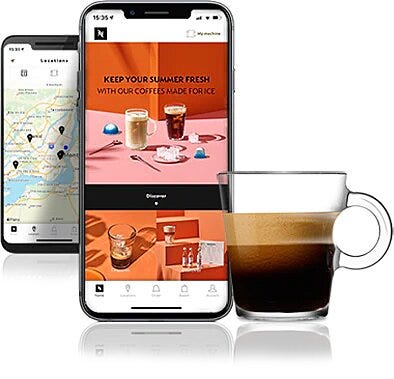 What can you do with Nespresso App?